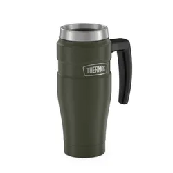 Podróżny kubek z uchwytem 470 ml Thermos Stainless King - army green