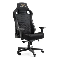 Fotel GAMVIS Elite 2.0 Pro XXL Czarny (złote elementy)