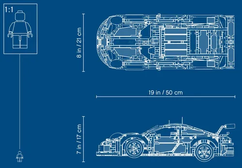 Конструктор Lego 42096 Technic - Porsche 911 RSR