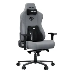 Fotel Anda Seat Novis Plus XL Gamingowy do 150kg Tkanina Szary