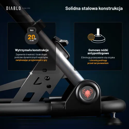 Stojak DIABLO CHAIRS X-Drive Mini Czarny