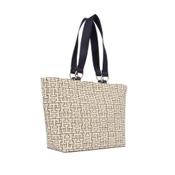 Сумка Tommy Hilfiger Th City Mono Tote Handbag AW0AW16406 Écru