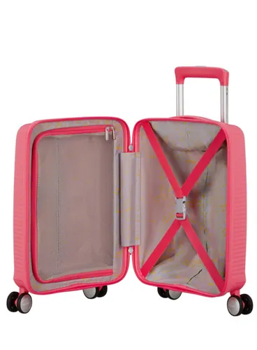 Детский чемодан American Tourister Soundbox Mini - sun kissed coral