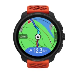 Zegarek sportowy Suunto Race 2 Coral Orange 49mm GPS Pomarańczowy