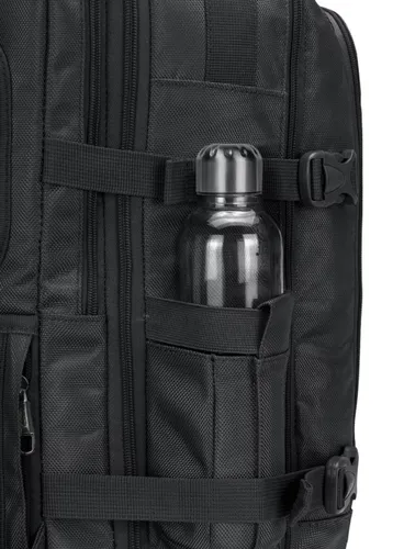 Plecak podróżny poszerzany Puccini Easy Pack Laptop 16" - czarny