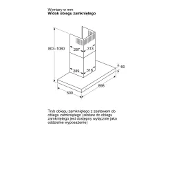 Okap Siemens LC97BDN60 Czarny