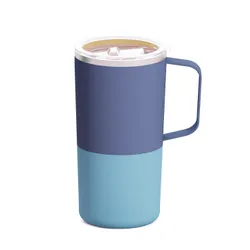 Kubek termiczny ceramiczny Asobu Tower - pastel blue