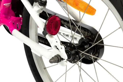 Rower dziecięcy KARBON Superlight 18 cali dla dziewczynki Różowy