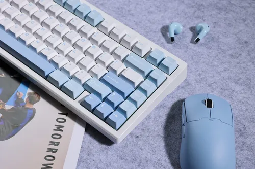 Klawiatura gamingowa Mchose G75 Cabbage Tofu Switch V2 bezprzewodowa mechaniczna podświetlana niebieski