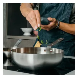 SKOTTSBERG Stainless Steel 28 cm - patelnia / wok ze stali nierdzewnej