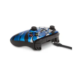 Pad PowerA Enhanced Metallic Blue Como do Xbox Series X/S, Xbox One, PC Przewodowy