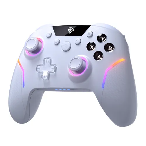 Pad EasySMX X20 do Nintendo Switch, PC Bezprzewodowy Biały
