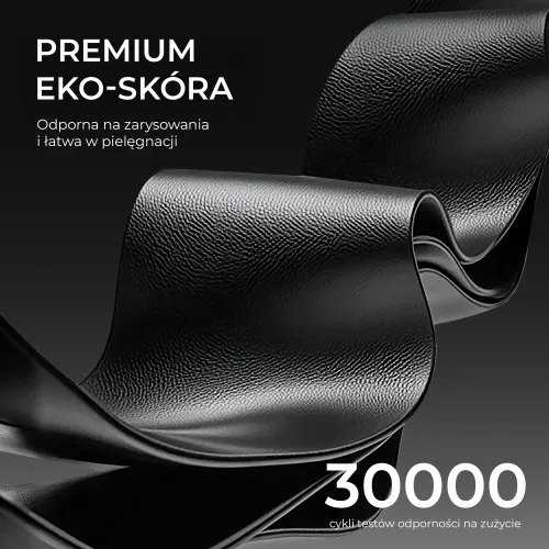 Fotel Anda Seat X1 Gaming Sofa Elegant Black Gamingowy do 120kg Skóra Eco Czarny