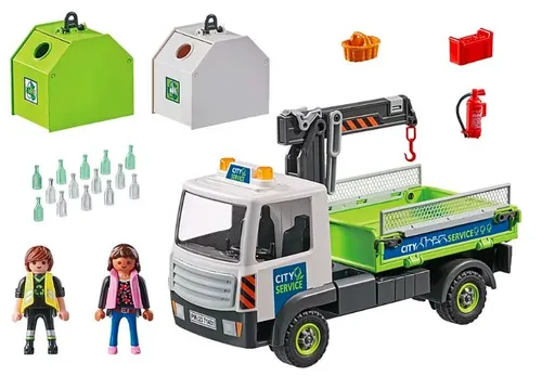 Playmobil 71431 Грузовик Со Стеклянными Контейнерами