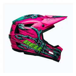 Kask rowerowy Bell Sanction 2 DLX Mips bonehead gloss pink/turquoise