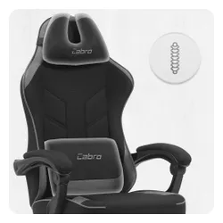 Fotel CABRO C504 Czarno-szary