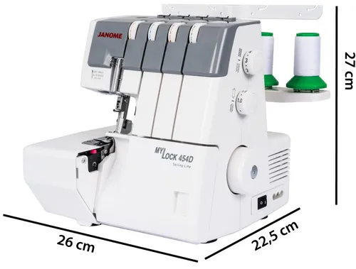 Maszyna do szycia Overlock JANOME 454D