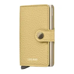 Portfel kieszonkowy RFID Secrid Miniwallet Pebble - butter yellow