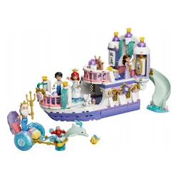 LEGO Disney 43299 Królewska łódź weselna Arielki, zestaw klocków 6+
