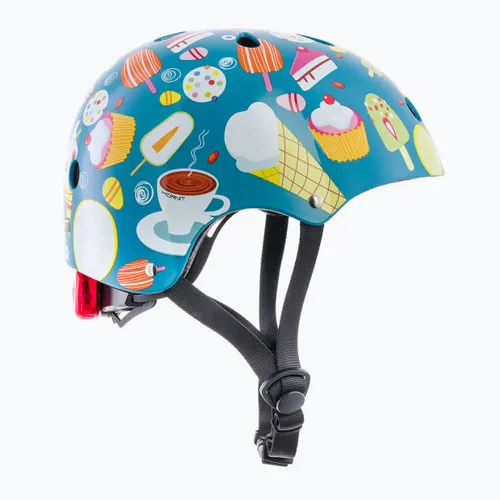 Kask rowerowy dziecięcy Hornit IceCream blue/multicolor