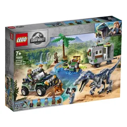 Конструктор Lego Jurassic World столкновение с бариониксом: охота за сокровищами (75935)