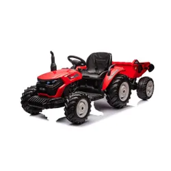 Traktor Na Akumulator Dla Dziecka Hc-306 24V 2X95W Przyczepa Eva LED Pilot
