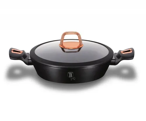 Garnek granitowy 28 cm Berlinger haus bh-1640 black rose 1szt