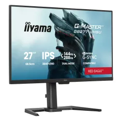 Monitor iiyama G-Master Red Eagle GB2771UHSU-B1 27" 4K IPS Dual Mode 144Hz/288Hz 0.8 MPRT Gamingowy