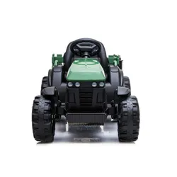 Duży Traktor Na Akumulator Z Przyczepą Pojazd Dla Dzieci Pilot Skóra Eva MP3