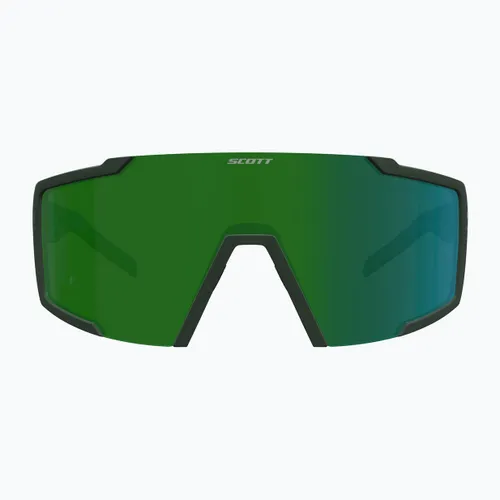 Okulary przeciwsłoneczne SCOTT Shield kaki green/green chrome