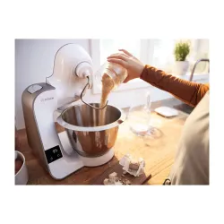 Robot planetarny Bosch MUM5XW40 1000W Maszynka do mielenia Przystawka do lodów Rozdrabniacz Wyciskarka do cytrusów Blender kielichowy