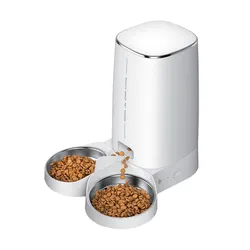 Dozownik Rojeco 4L Automatic Pet Feeder WiFi Version with Double Bowl