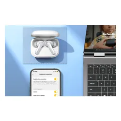 Słuchawki dokanałowe EARFUN Air Pro 4 TWS ANC Perłowy