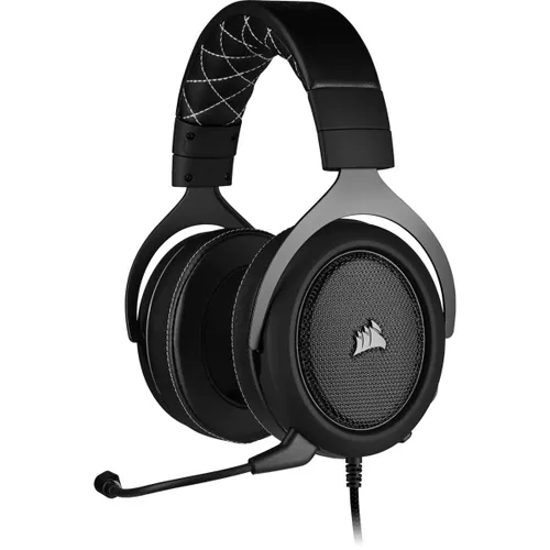 Słuchawki przewodowe z mikrofonem Corsair HS60 PRO SURROUND CA-9011213-EU Nauszne Czarny