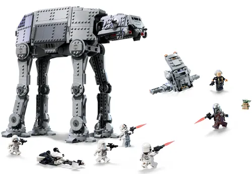 LEGO Star Wars 75454 Mandalorian AT-AT Resztek Imperium, zestaw klocków 10+