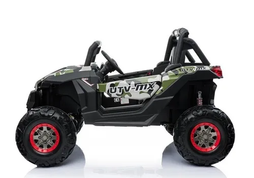 Auto Na Akumulator Dla 2 Dzieci Jeep Xmx603 Buggy 4X4 Pilot Skóra Eva LED MP3