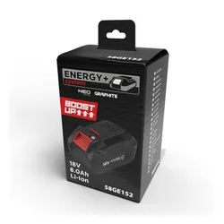 Akumulator Energy+ 18V Li-Ion 8.0Ah BOOST UP Graphite 58GE152