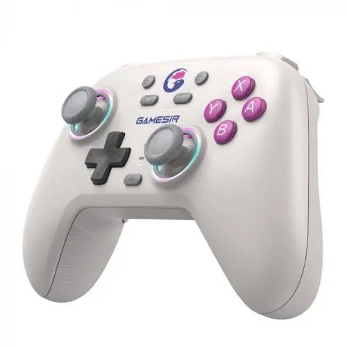 Pad GameSir HRG7110 Nova Retro White do PC Nintendo Switch Androis iOS Bezprzewodowy/Przewodowy Biały