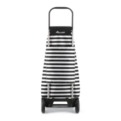 Wózek na zakupy 2-kołowy Rolser Jet Marina Joy - white / black