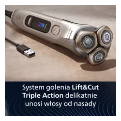 Golarka PHILIPS Seria i9000 Prestige Ultra SkinIQ Pro XP9403/31 Na mokro i sucho