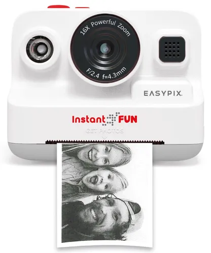 Aparat natychmiastowy EASYPIX InstantFUN Biały