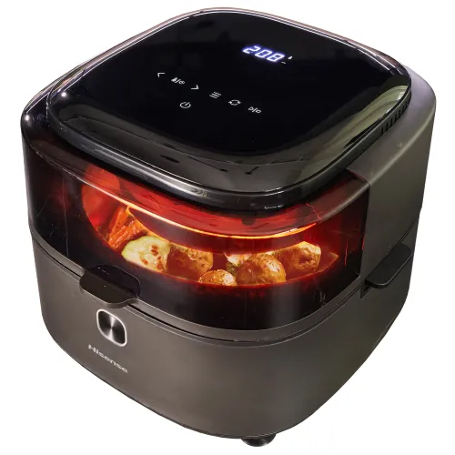 Air Fryer Frytkownica beztłuszczowa HISENSE HAF1350DR 6.7l z okienkiem do obserwacji postępów gotowania