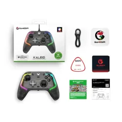 Геймпад GameSir HRG7113 Kaleid Wired Pad для ПК Xbox Прозрачный черный