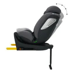 Fotelik samochodowy KINDERKRAFT I-360 2 Plus 40-150 cm (0-36 kg) Szary