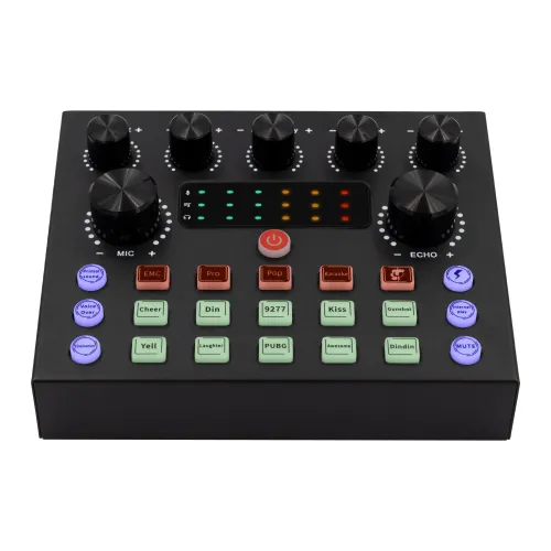 Mikrofon Musicmate MM-SD150 LiveMix + Zestaw do nagrywania i streamingu Przewodowy Pojemnościowy Czarno-złoty