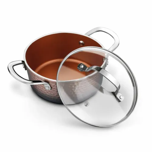 Garnek na indukcję z powłoką nieprzywierającą Starke Pro Glossy Copper 1,6 l