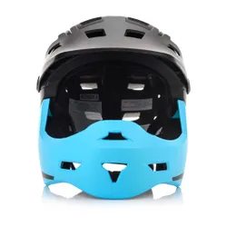 Kask rowerowy full-face METEOR Hydra L 58-61 cm czarny/niebieski