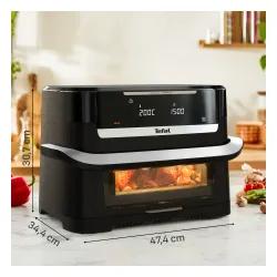 Air fryer Tefal Ever Fry Dual Flex EY9278 2700W 9l Aplikacja mobilna