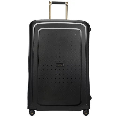 Mare XL Samsonite s ' cure DLX valiza - negru / aur delicios