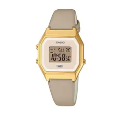 Casio Vintage LA680WEGL - 5ef Beige / Gold Saati